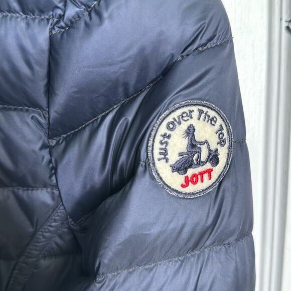 JOTT Women’s Douda Navy Blue Quilted Down Packable Jacket W1510 Sz S - Picture 2 of 8